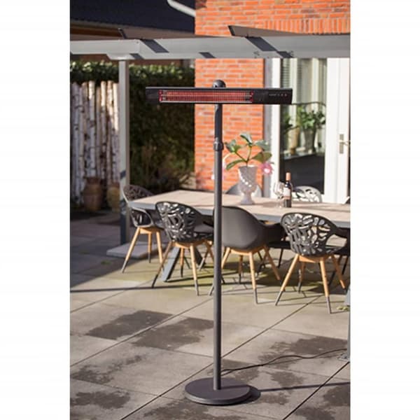 Sunred fritstående varmeapparat Royal Diamond Dark 2500 W sort