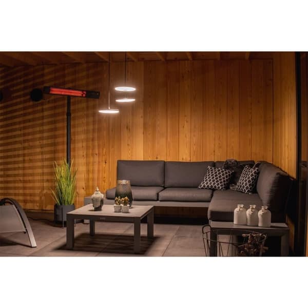 Sunred fritstående varmeapparat Royal Diamond Dark 2500 W sort