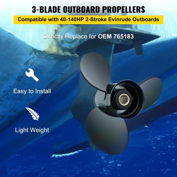 Udendørs Propeller, OEM 765183 Kompatibilitet, 3 Blade Design