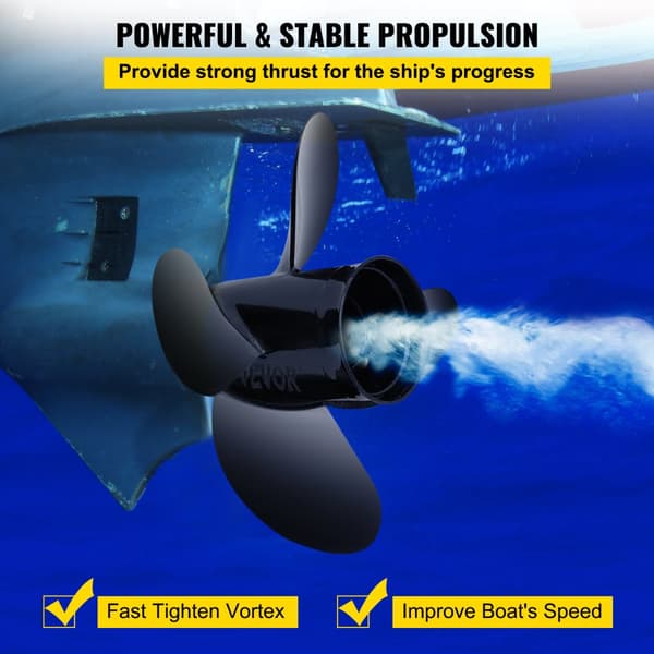 Udenbords propeller, 14" diameter, 19" pitch