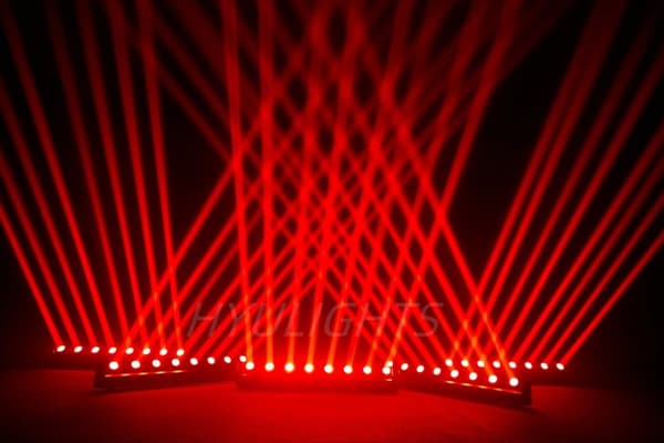 LED Scenebelysning, RGBW Quad LED, Bevægelig Hovedstråle