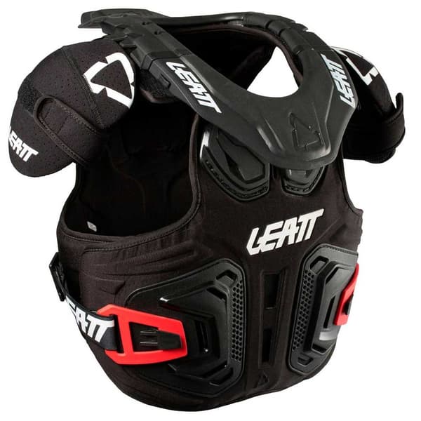 Leatt Beskyttende Krave Fusion 2.0 And Body Protector Junior Sort L-XL