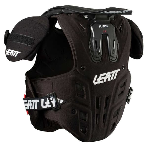 Leatt Beskyttende Krave Fusion 2.0 And Body Protector Junior Sort L-XL