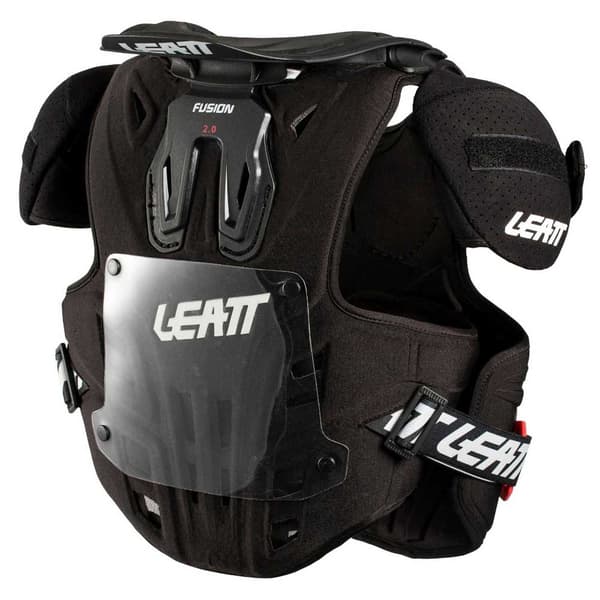 Leatt Beskyttende Krave Fusion 2.0 And Body Protector Junior Sort L-XL