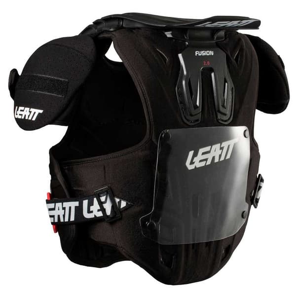 Leatt Beskyttende Krave Fusion 2.0 And Body Protector Junior Sort L-XL