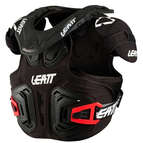 Leatt Suojakaulus Fusion 2.0 And Body Protector Junior Musta L-XL