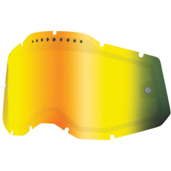 100percent Udskiftningslinser Accuri 2/racecraft 2/strata 2 Dual Gylden