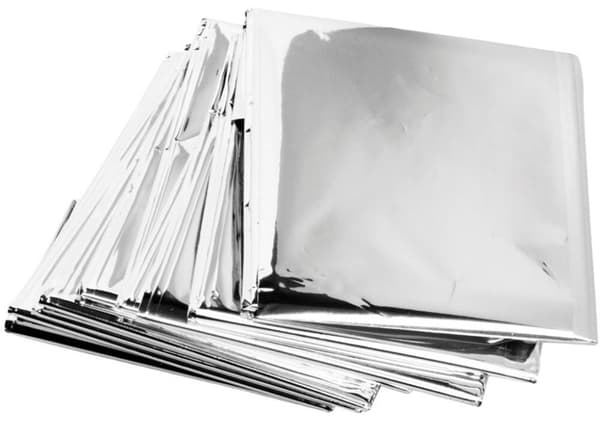 räddningsfilt aluminium, COGHLANS EMERGENCY BLANKET 8235 5 st