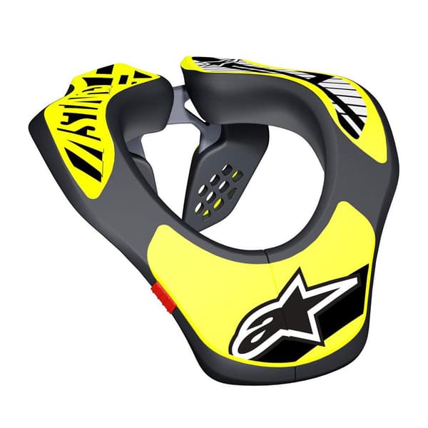 Alpinestars Beskyttelseskrave Ungdom Neck Support Gul,Sort