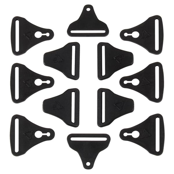 Leatt Buckle Kit C-frame Carbon Pair Musta