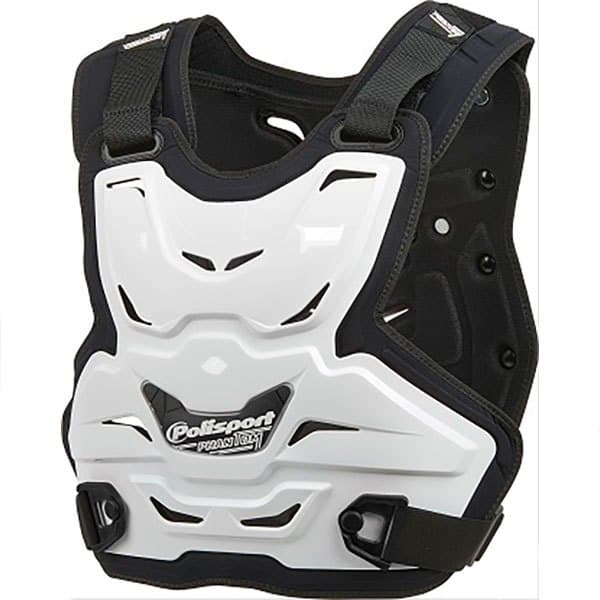 Polisport Off Road Suojaliivi Phantom Lite Valkoinen