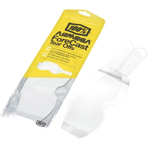 100percent Tear-off Armega 50 Enheter Durchsichtig