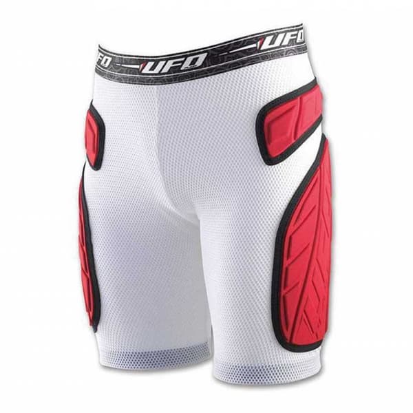 Ufo Hoftebeskyttere Atom Plastic Padded Hvid M