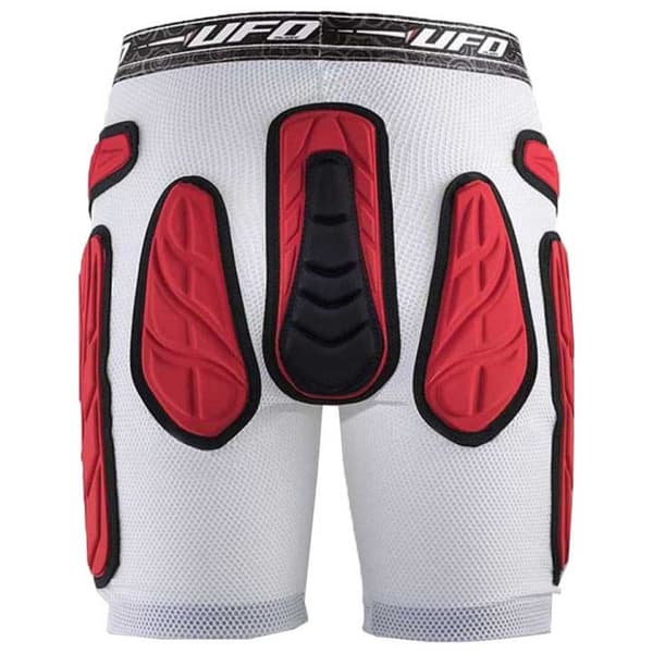 Ufo Hoftebeskyttere Atom Plastic Padded Hvid M