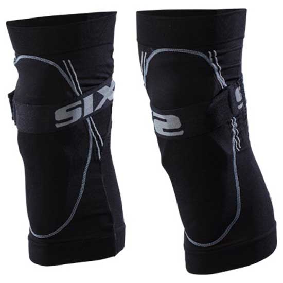 Sixs Polvisuojat Kit Knee Pad With Protection Musta L-XL