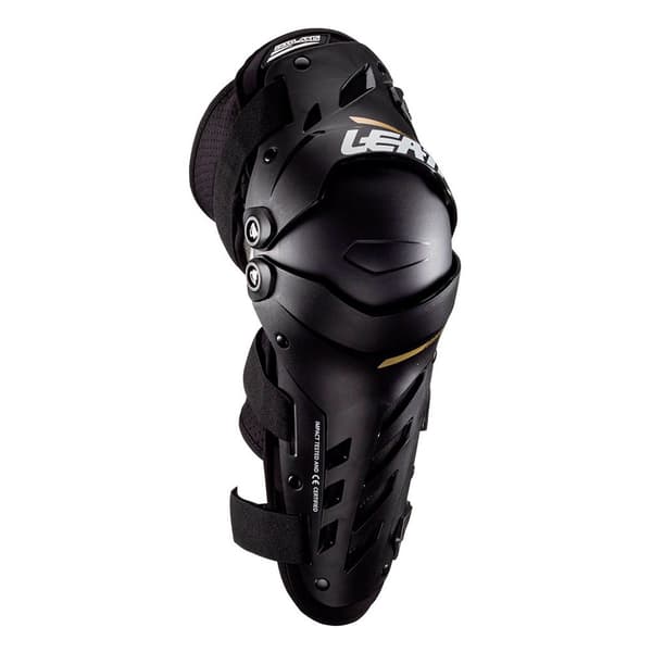 Leatt Dual Axis Junior Knæbeskyttere Sort
