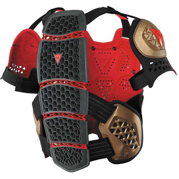 Dainese Outlet Mx1 Beskyttelsesvest Gylden L-2XL