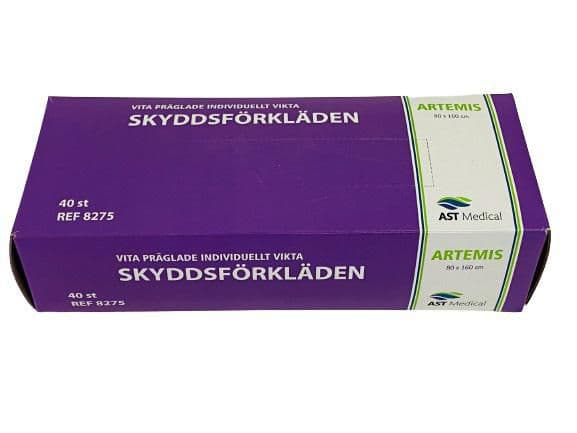 Förkläde 80x160cm box vit 40/fp