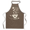 Miniatyrbild 1 av 4: Bomullsförkläde med tryck kök Vacker dag Första kaffe kaffeälskare
