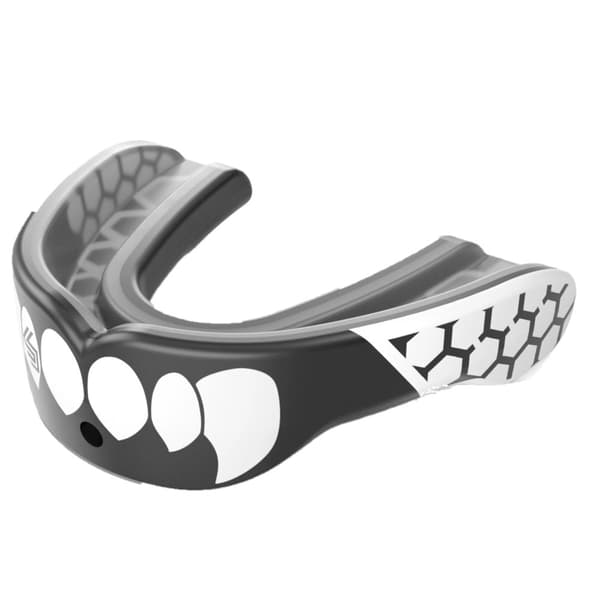 Shock Doctor Barn/Kids Gel Max Power tandskydd Carbon/White One Size