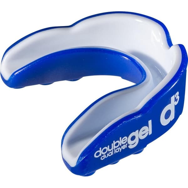 D3 Tape Childrens/Kids Contrast Mouthguard Blue/White One Size