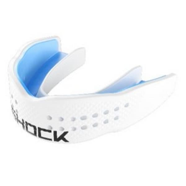 Shock Doctor Unisex Adult SuperFit munskydd för vuxna White One Size