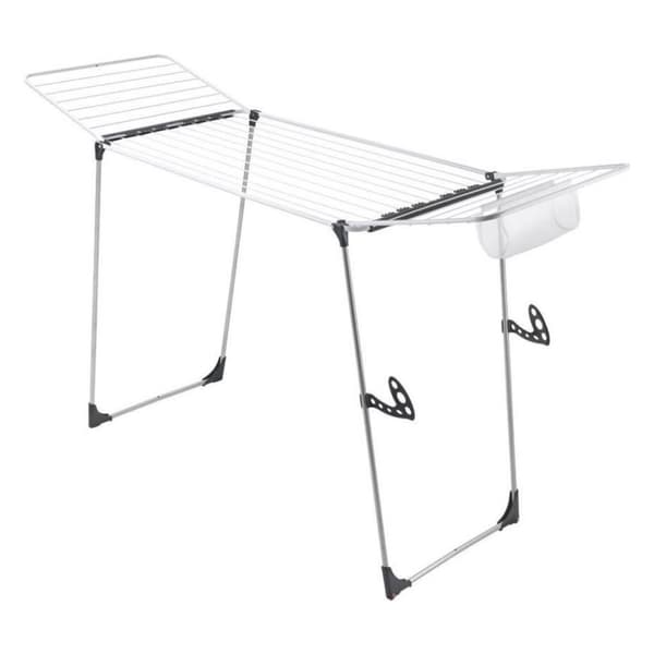 Metaltex Hurricane Tørrestativ 197x65x115 cm 24 m Tørringslængde Sølv/Sort