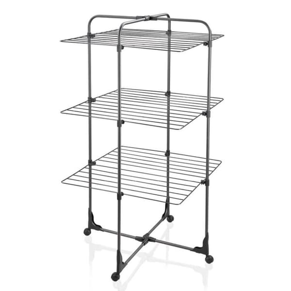 Leifheit 81470 Classic 270 Tørretårn 3 Niveauer 27 m Tørringslængde 126x68x68 cm Sort