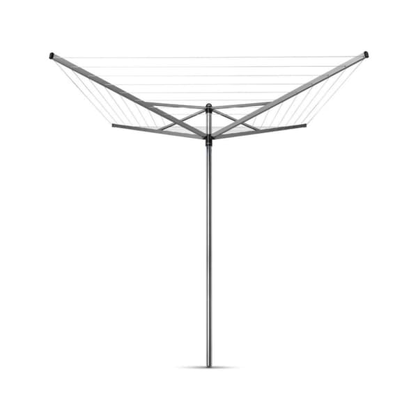 Brabantia Topspinner Tørremølle 40 m Tørringslængde + Jordanker Metallic Grå