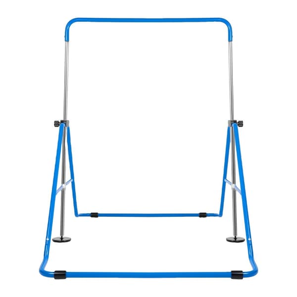 Gymnastikstang, Justerbar Højde 2,9-4,3 fod, 150 kg Kapacitet,Blå