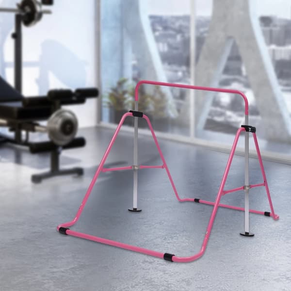 Horisontell Gymnastikstång, Justerbar Höjd, Fällbar Design, Stöder 100 kg