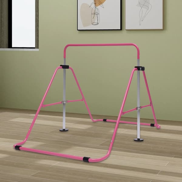 Horisontell Gymnastikstång, Justerbar Höjd, Fällbar Design, Stöder 100 kg