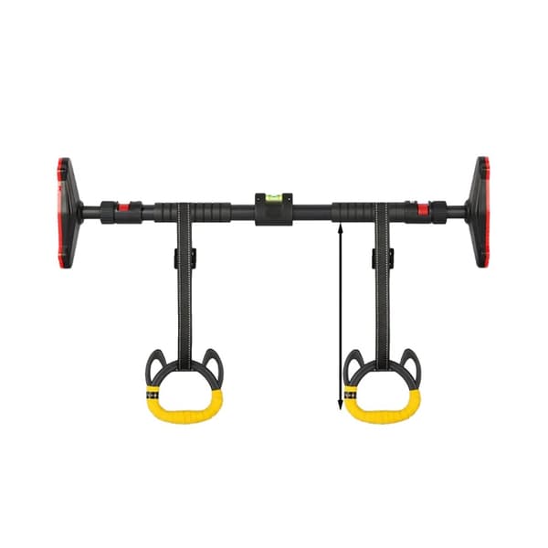 Børns Horisontale Stang, Justerbar Højde 75-100 cm, 400 kg Vægtkapacitet,200cm sæt