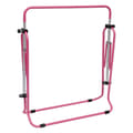 Miniatyrbillede 1 af 2: Gymnastikstang, Justerbar højde 33,46"-50,98", Foldbar for nem opbevaring,Lyserød