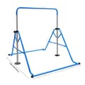 Miniatyrbillede 1 af 2: Blå gymnastikstænger, sammenfoldeligt design, højdejusterbar,Blå