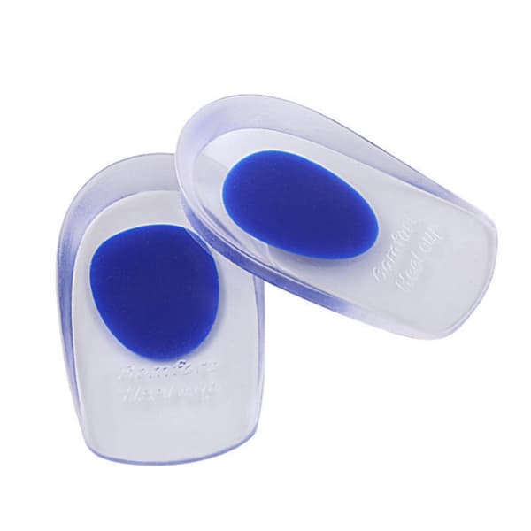 Hälinlägg / Skoinlägg i Silikon Transparent 35-39 Blå 1-Pack
