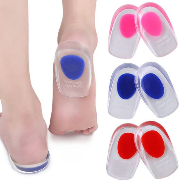 Hälinlägg / Skoinlägg i Silikon Transparent 35-39 Blå