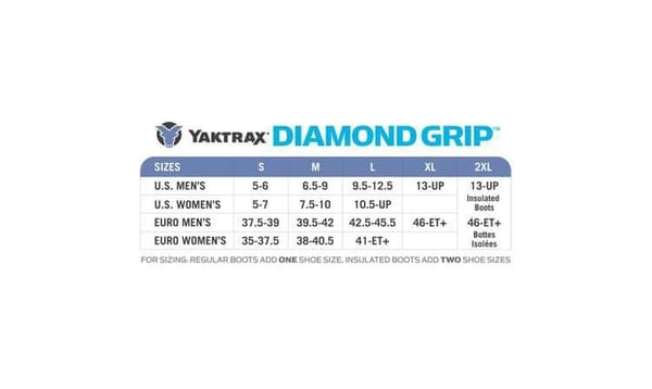 YAKTRAX DIAMOND GRIP, kedjebroddar för kängor