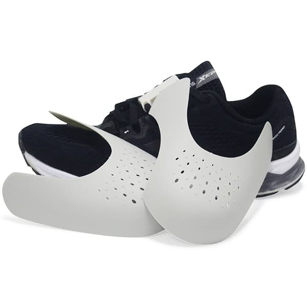 2-Pack Anti-Crease Skoveck Sneaker Anti-Veck Skoskydd Vit L
