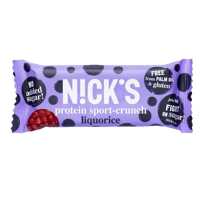NICKS Sport-Crunch Liquorice, 40g