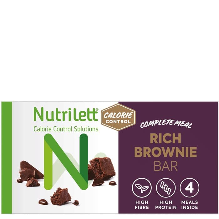 Nutrilett Rich Brownie bar 58 g, 4-pack