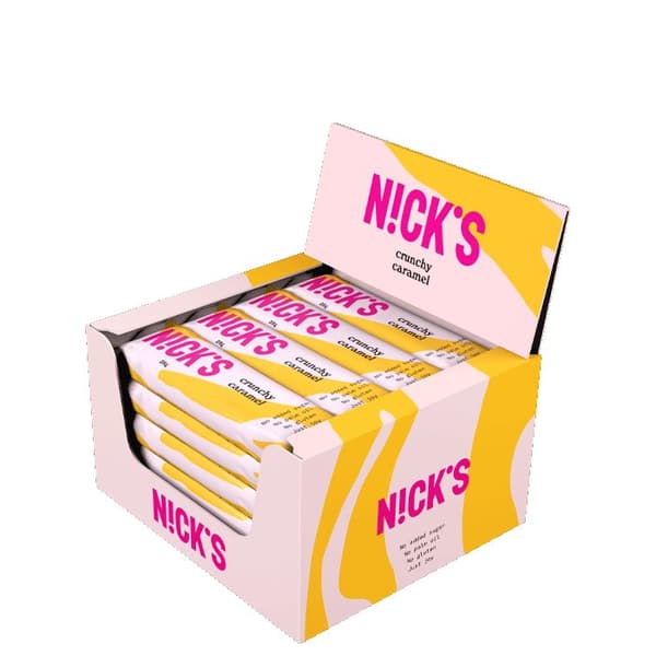 21 x NICKS Bar Crunchy Caramel, 28 g