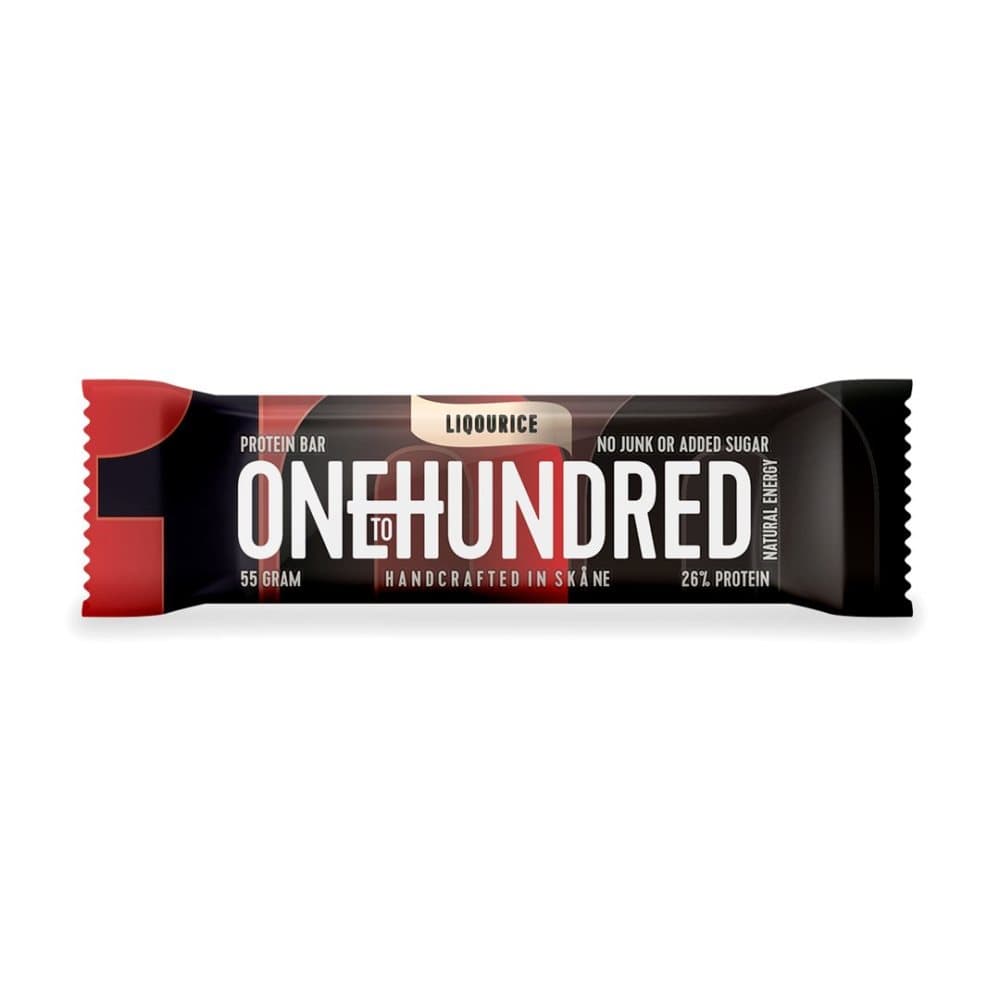 Onetohundred Protein Bar Liqourice 55 g x 12 st