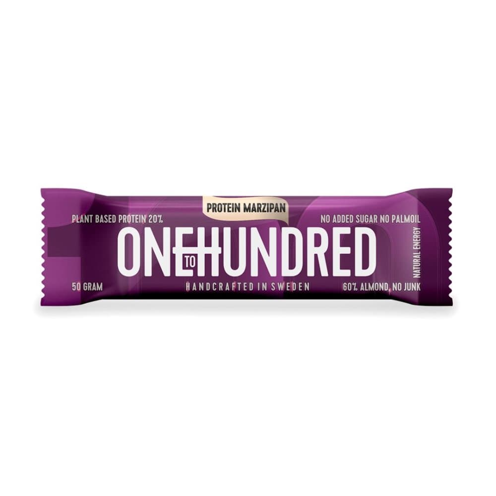 Onetohundred Protein Bar Marzipan 50 g x 12 st