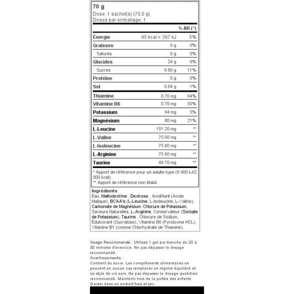 VICTORY ENDURANCE - Hydro Energy Gel 70g