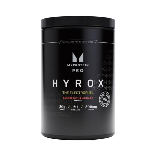 PRO x HYROX : L'El 30 port Limonade med hallon Myprotein Energidryck för sport