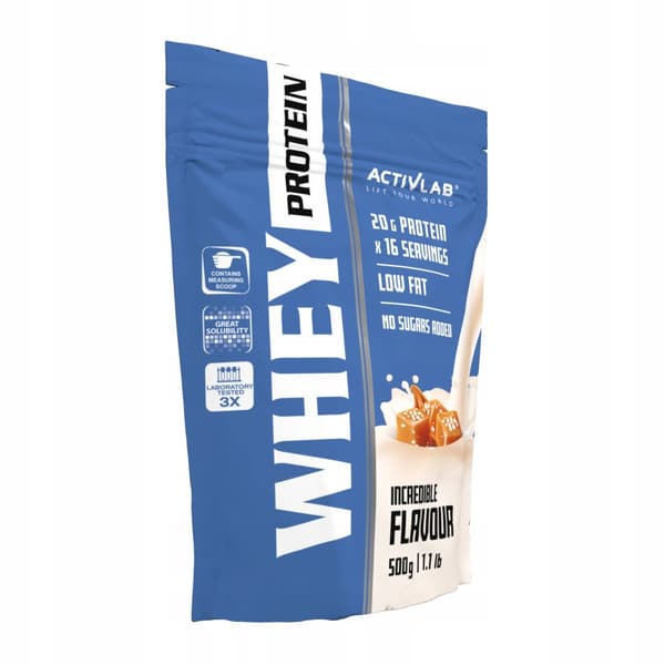 ACTIVLAB Vassleprotein HÖGPROTEINKOSTTILLSKOTT saltad karamell 500 g