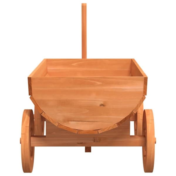 vidaXL dekorativ vogn 70x43x54 cm massivt fyrretræ