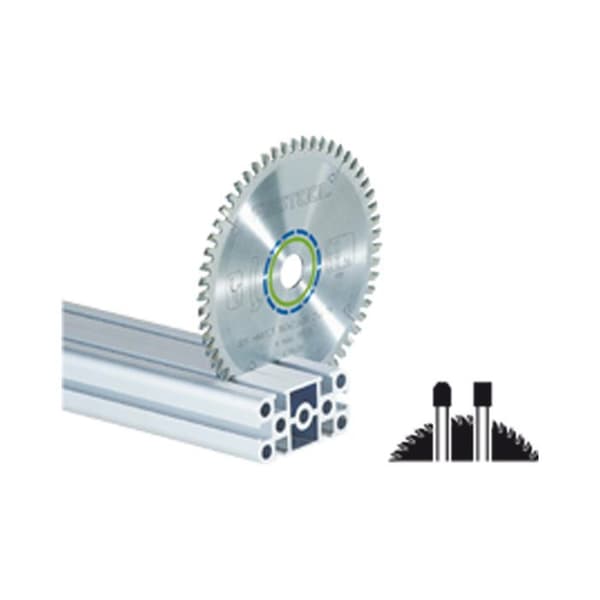 Specialsåg för aluminium- och hårdplastplattor och profiler - FESTOOL TF58 492051 - Blad 190x2,6