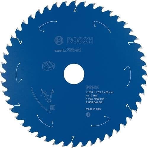 BOSCH 2608644521 EXPERT FÖR TRÄ CIRKELSÅGBLAD 48 TÄNDER 216